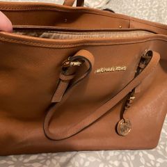 large brown Michael Kors bag