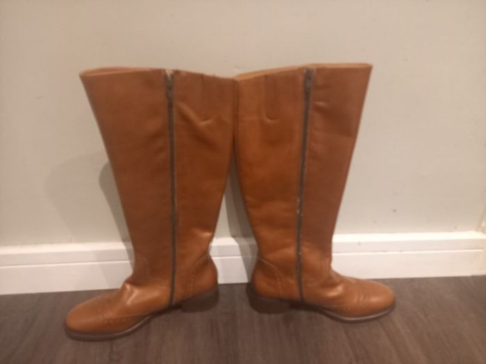 Brown Leather Italian Boots