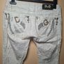 womens D&G Dolce and Gabanna millionaire trousers pants leggings Size small  W 29 L 32 gold print and embellishments Image 10