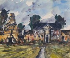 the wonderful barn watercolour
