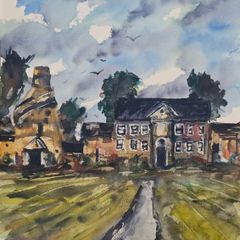 the wonderful barn watercolour