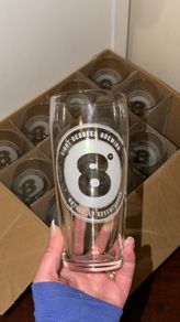 Beer Glass - Eight Degree (box 12 p)
