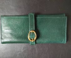 Goat skin jewellery travel case holder