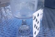 George III c1805 Sunderland Bridge rummer glass with lemon squeeze base