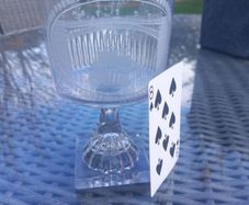 George III c1805 Sunderland Bridge rummer glass with lemon squeeze base