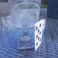 George III c1805 Sunderland Bridge rummer glass with lemon squeeze base
