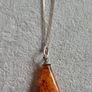 sterling silver amber necklace Image 8