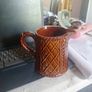 Vintage Glazed Brown Howard Jug Image 7