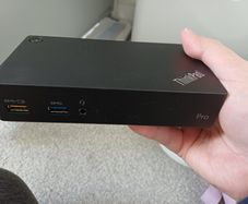 Lenovo Pro dock 40A7 + cables + webcam