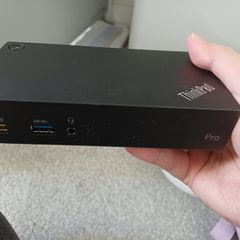 Lenovo Pro dock 40A7 + cables + webcam