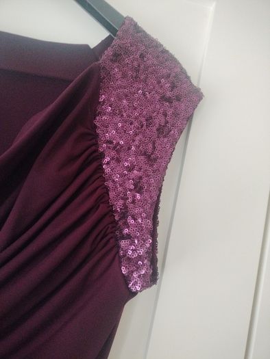 Aideen Bodkin burgundy dress