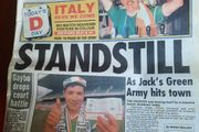 THE STAR 11th October 1989 - day of Italy 90 qualifier -  Ireland v Northern Ireland