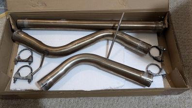 Audi A3 8V 1.4 Double Centre Silencer/Resonator Delete Pipe