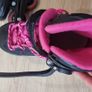 Power Adjustable rollerblades Inline Skates pink and black in Size 34-37 Image 2