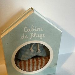 Maileg Mouse Beach Set: Towel, Swim Shorts, Goggles and Cabin