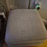 Double Swivel Chair & Footstool Image 4