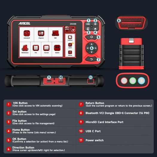Ancel DS 300 Car Scanner
