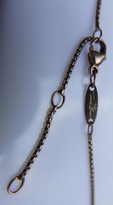 Thomas Sabo Solid 925 Sterling Silver Gold Plated Necklace length 16" - 3,4g