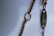Thomas Sabo Solid 925 Sterling Silver Gold Plated Necklace length 16" - 3,4g