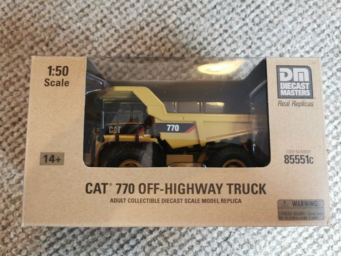 Diecast Masters Core Classics CAT 770 Dump Truck 1/50