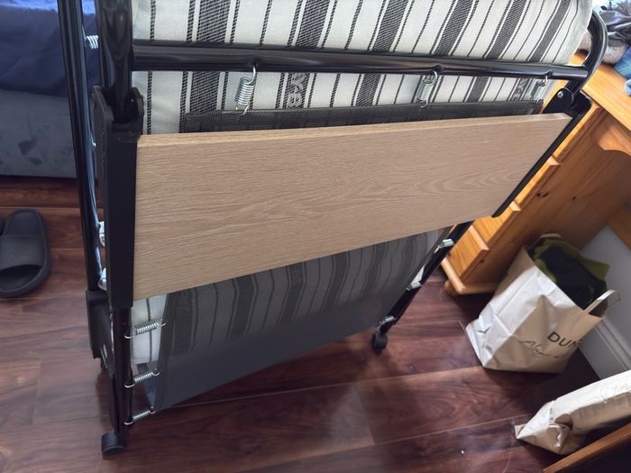 foldable single bed with mattress