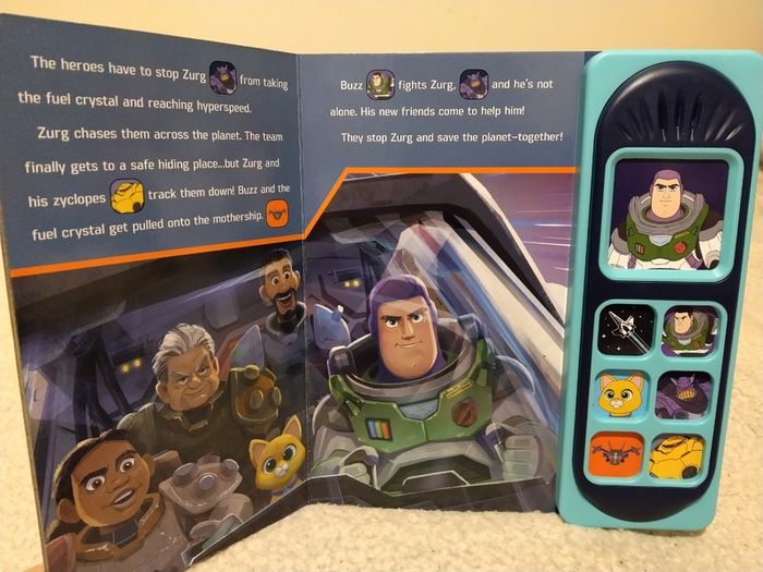 Disney Pixar Lightyear Sounds Book Hardback &  Hyperspace Colouring Book