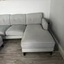 corner sofa, armchair and footstool Image 4