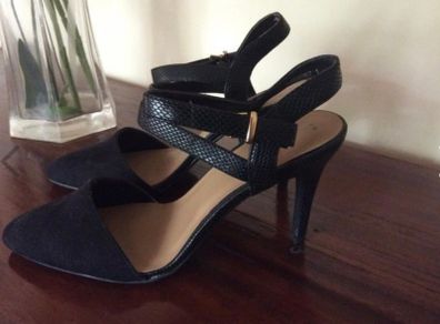 New Black Slingback Style Heels