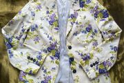 Brooks Brothers Ladies Floral Jacket/blazer Size Uk12