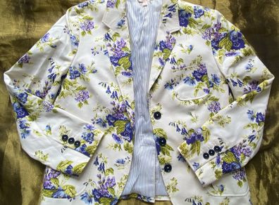 Brooks Brothers Ladies Floral Jacket/blazer Size Uk12