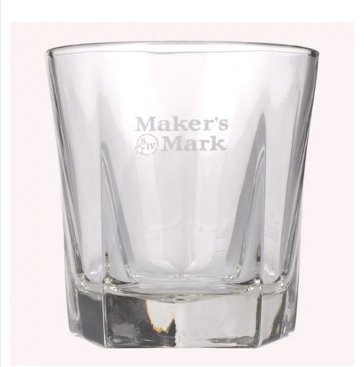 bar glasses Maker's Mark