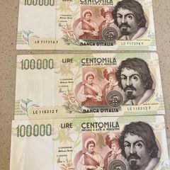 Italy 100,000.00 Lire Caravaggio