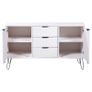 Sideboard New York Range White Solid Pine Wood Image 4