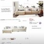 DFS Long Beach Large Chaise Sofa  Oyster Image 8