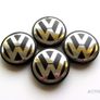 4x VW 56mm Black Chrome logo Volkswagen alloy wheel centre caps cap Hub Cover 56 Image 6