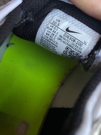 Nike crater impact size 9.5