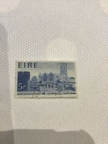 Rare 1968 Irish stamp - Ardteampall Muire Luimneach