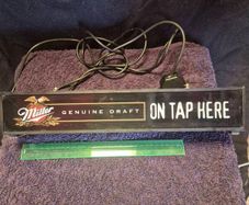 Vintage Miller bar sign