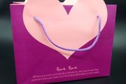 Purple/Pink Heart Shaped Gift/Party Bags - Small/Large