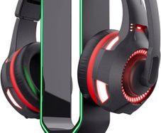 Headset STAND - RGB Gaming USB ports - Universal Fit - 1.5m Cable - xbox PC sony playstation ps5 etc BRAND NEW - LED