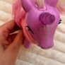 My Little Pony Lily Lightly Unicorn Light Up With Dress Damaged Dirty Lash approx. 12 cm. Used Please see photos Image 4