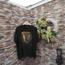 Guinness dark green t-shirt with the classic Celtic harp print  Size XL Image 2