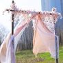 FREE P&P 2 Pack Artificial Silk Cherry Blossom Hanging Vine Garland for Wedding Home Garden Party Decor Image 5