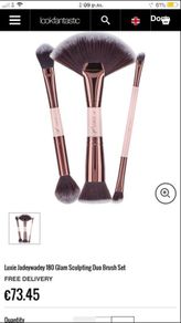 brand new Luxie Jadeywadey 180 Glam Sculpting Duo Brush Set
