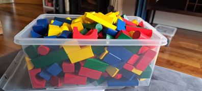 250 Wooden Building Blocks