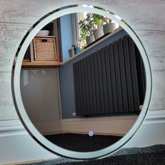 LED Bathroom Mirror 60cm Round Antifog Demister