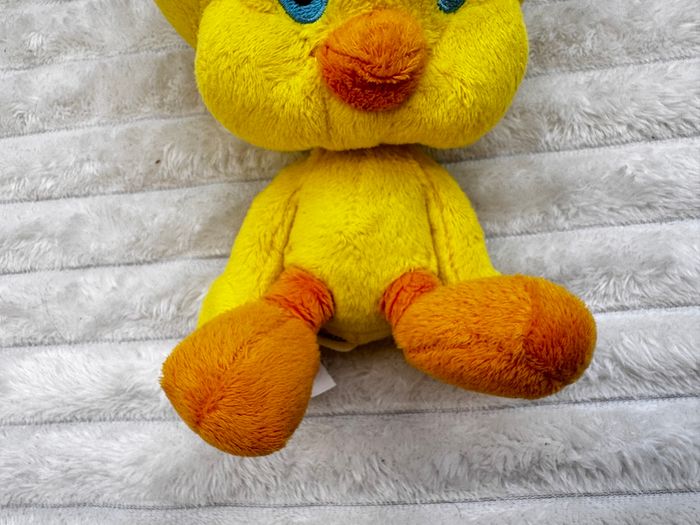 Warner Brothers Looney Tunes Tweety Pie Plush Soft Toy 2014 Loose Head  approx. 22 cm. Used Please see photos