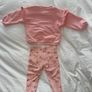 Fred & Flo Baby Girl Pink Breakfast Club 2-Piece Set - 3-6 months Image 2