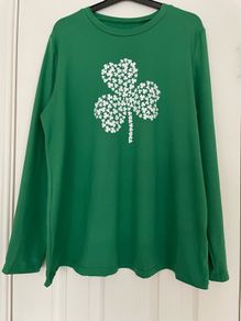 Brand New Green Shamrock Top