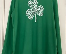 Brand New Green Shamrock Top